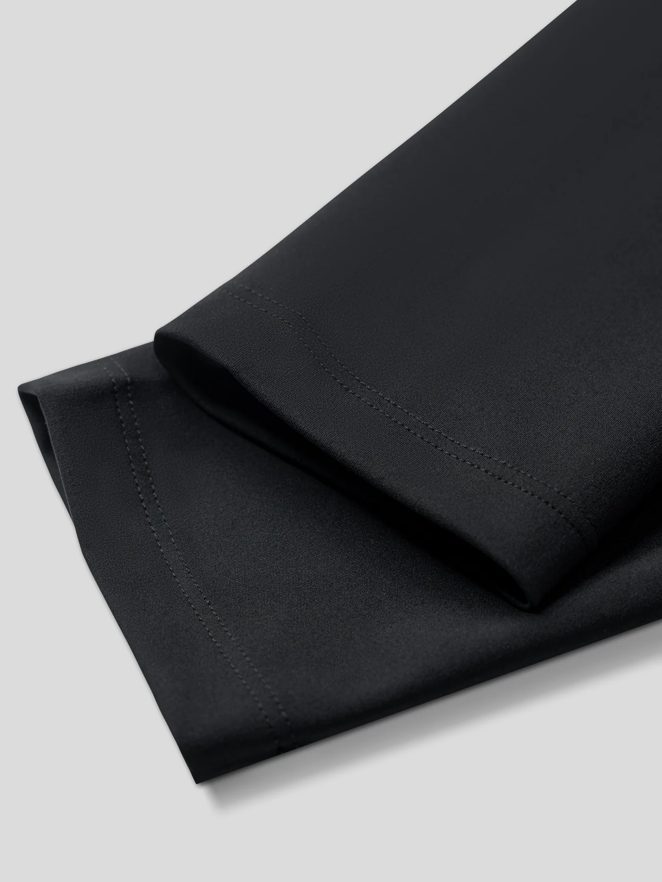 SmoothBlend Classic Fit Half Zip Mock Neck Tee:Zip Contrast Color - Image 4