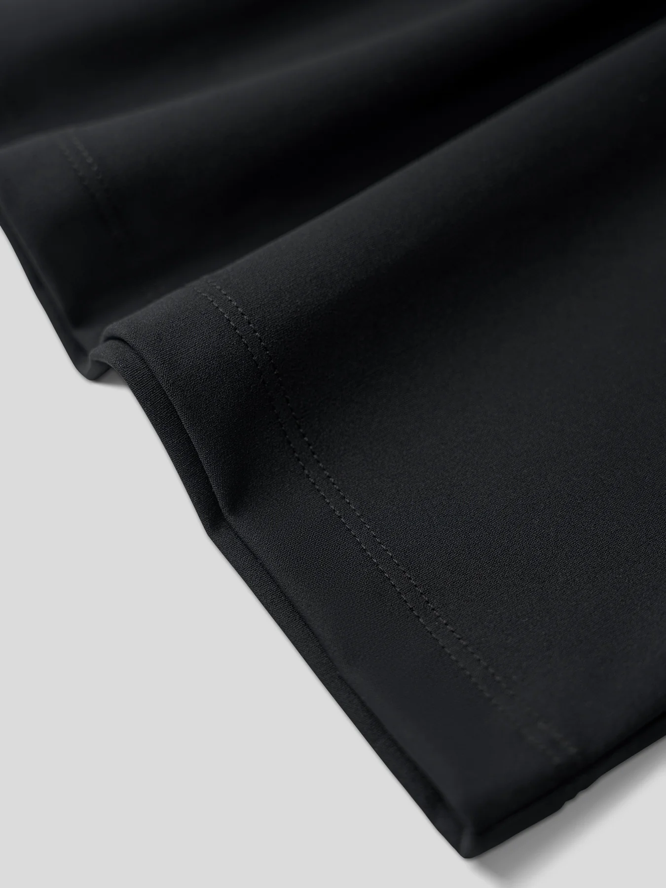 SmoothBlend Classic Fit Half Zip Mock Neck Tee:Zip Contrast Color - Image 5