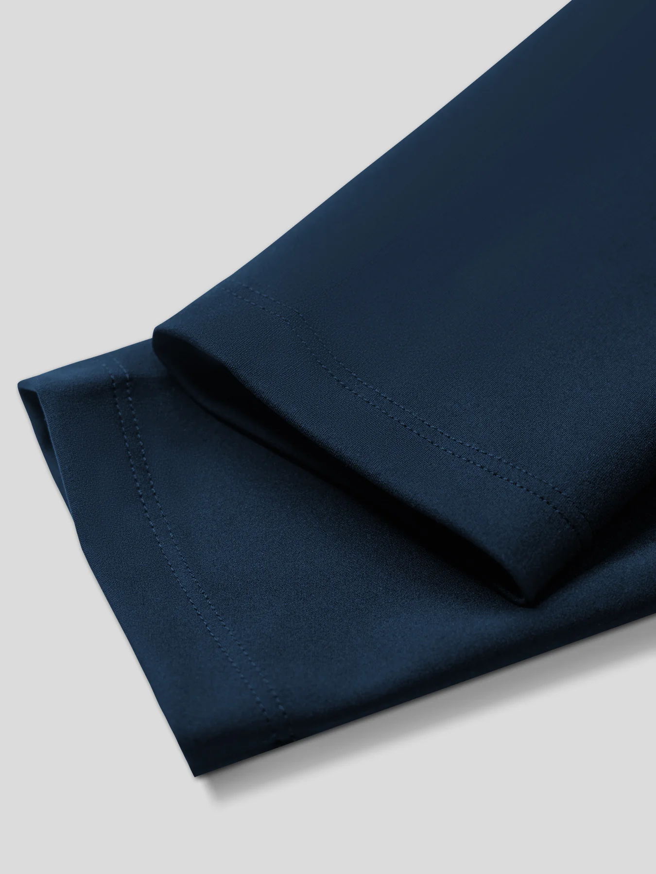 SmoothBlend Classic Fit Half Zip Mock Neck Tee:Zip Contrast Color - Image 9