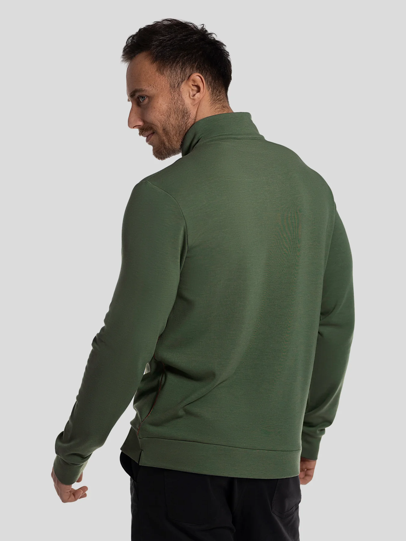 SmoothBlend Half Zip Mock Neck Sweatshirt - Image 11