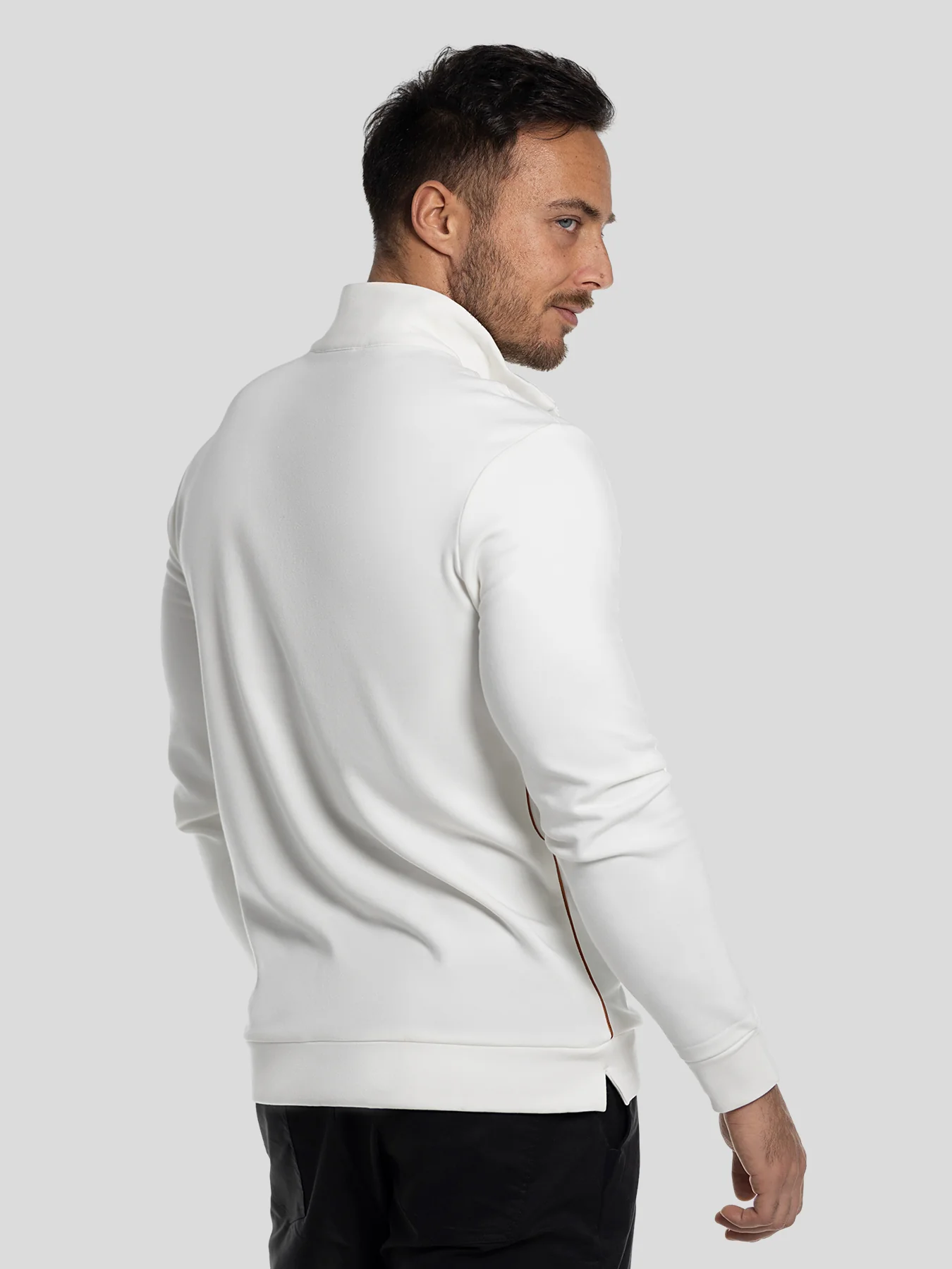 SmoothBlend Half Zip Mock Neck Sweatshirt - Image 6