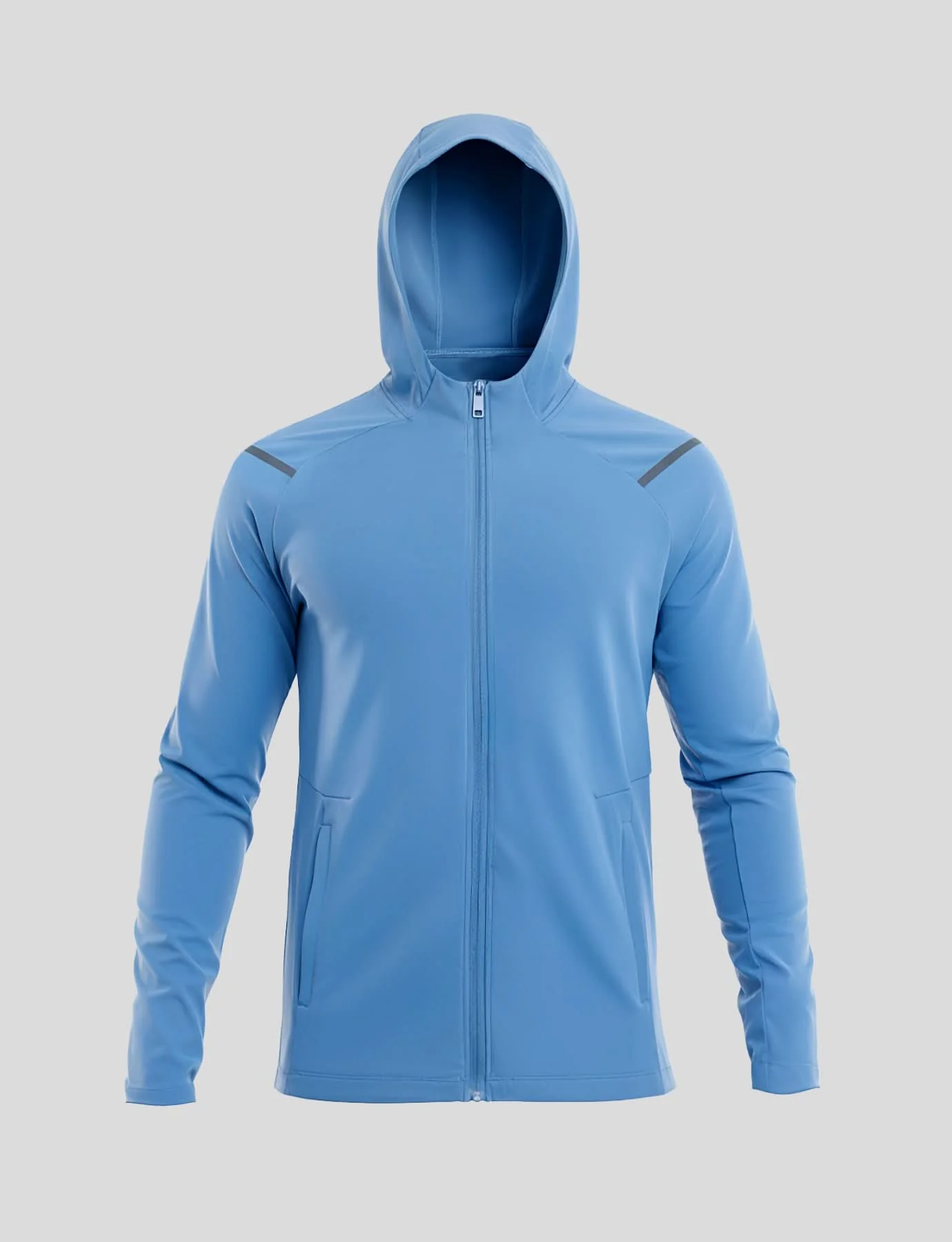 SmoothBlend Quick Dry Sports Fitness Hooded Jacket - Image 14
