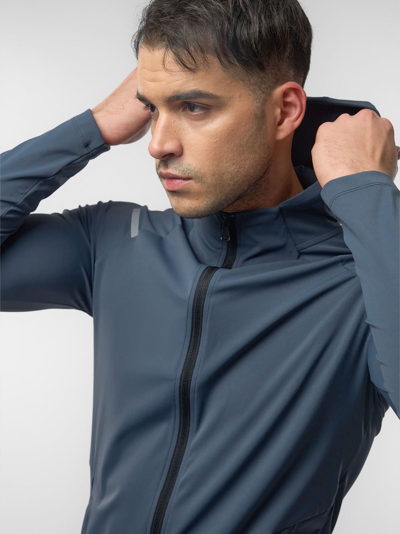 SmoothBlend Quick Dry Sports Fitness Hooded Jacket - Image 3