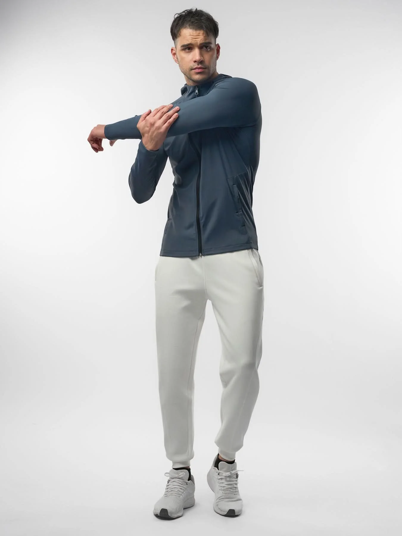 SmoothBlend Quick Dry Sports Fitness Hooded Jacket - Image 5