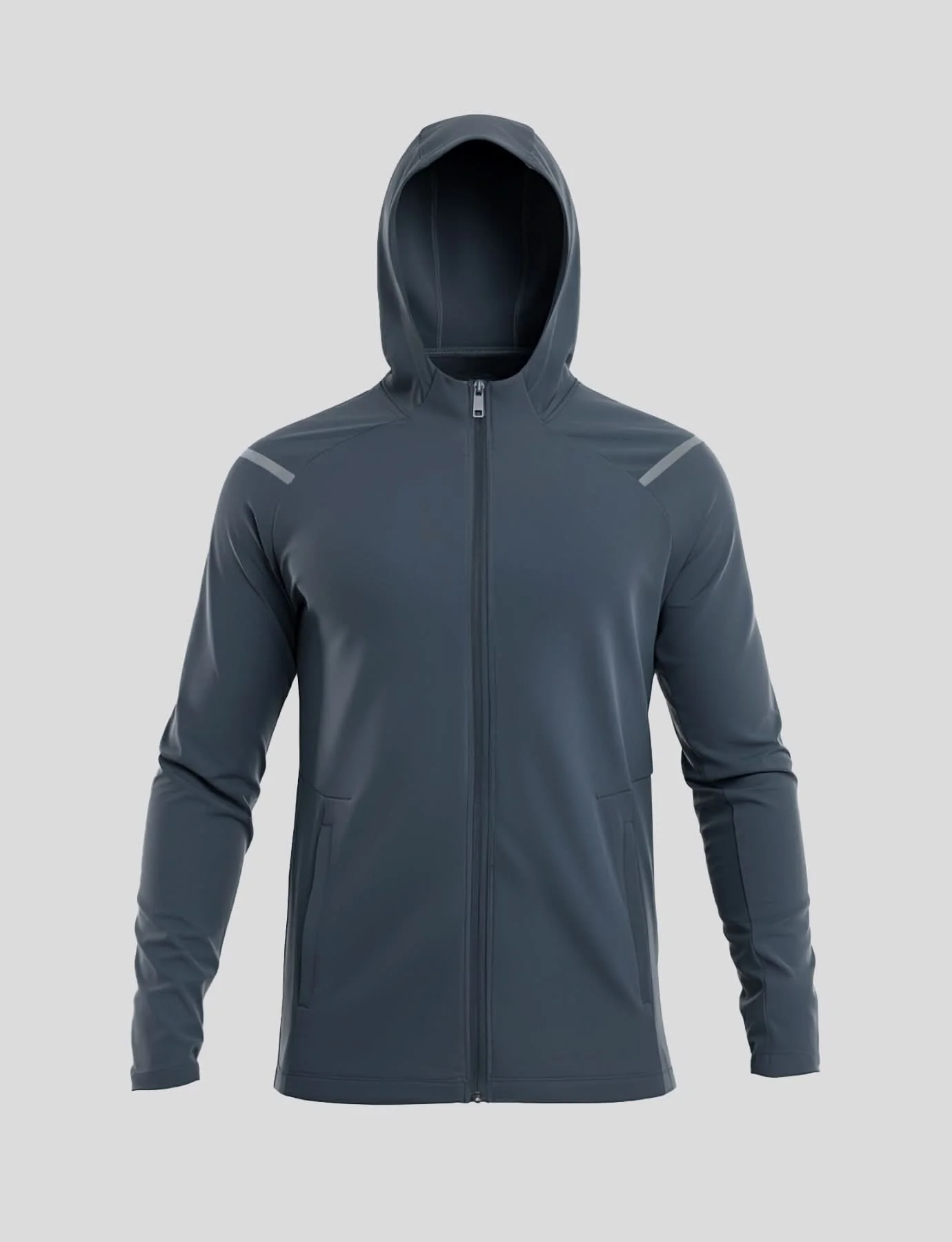 SmoothBlend Quick Dry Sports Fitness Hooded Jacket - Image 6
