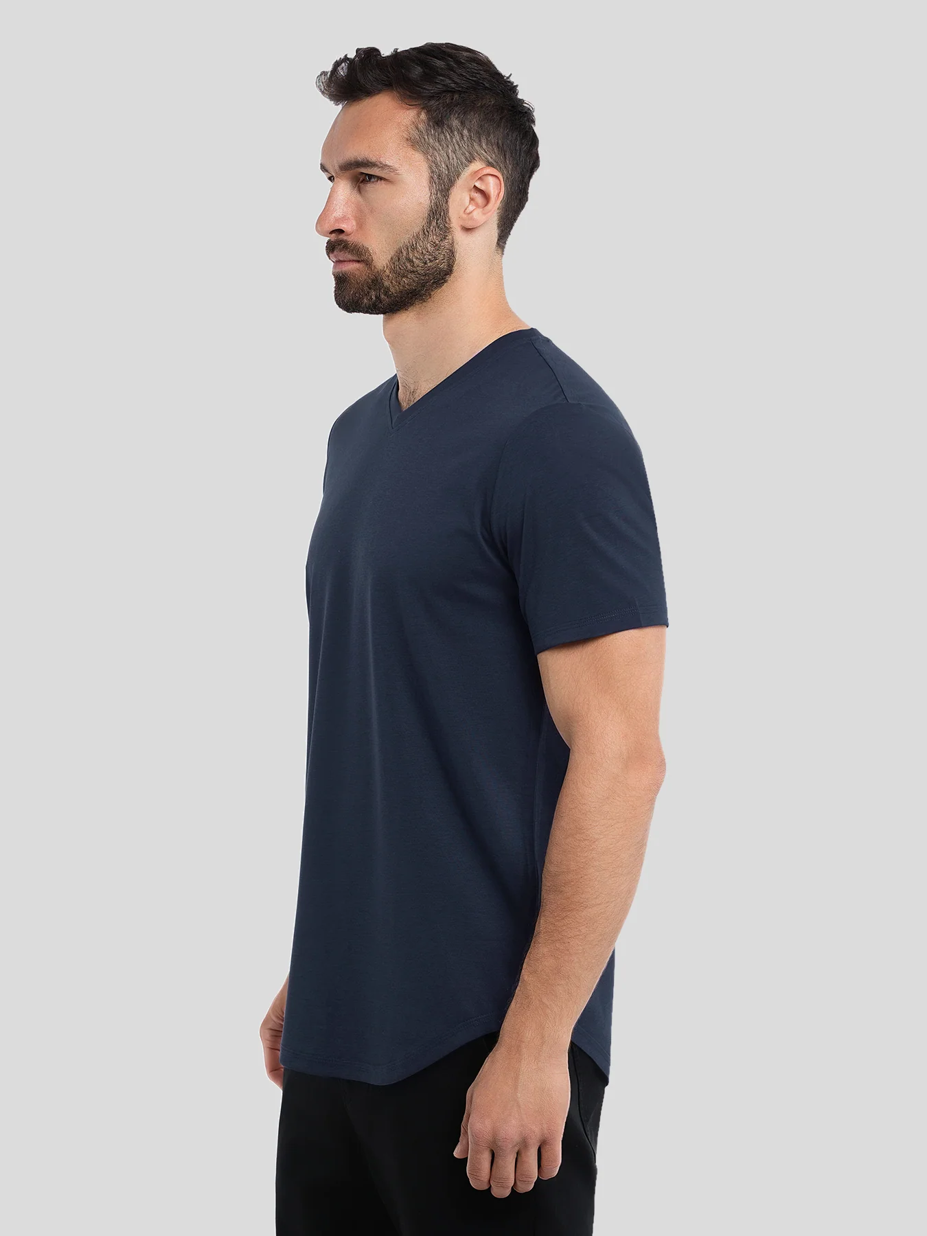 StayCool 2.0 V-neck Elongated Tee: Slim Fit - Image 10