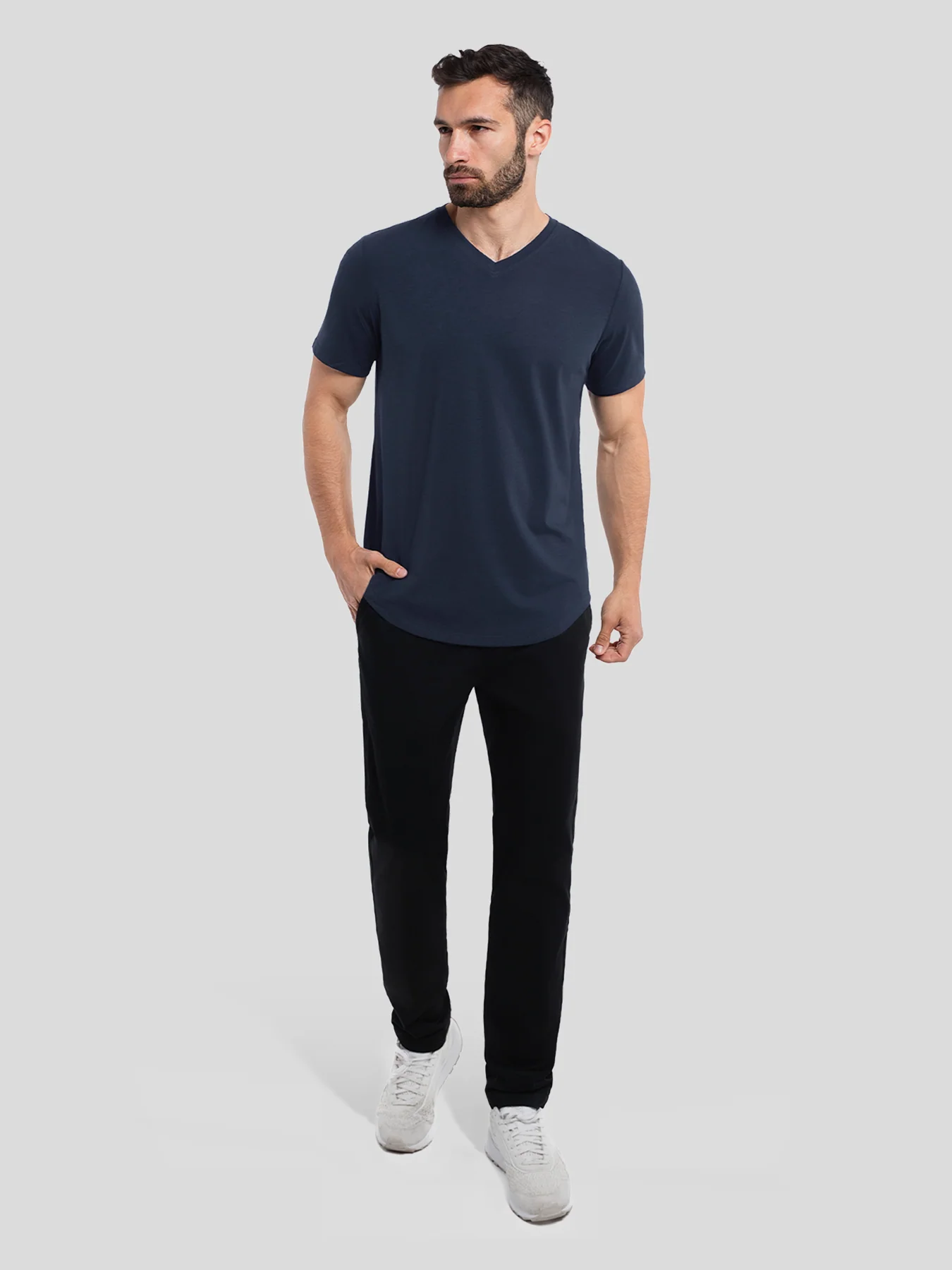 StayCool 2.0 V-neck Elongated Tee: Slim Fit - Image 11