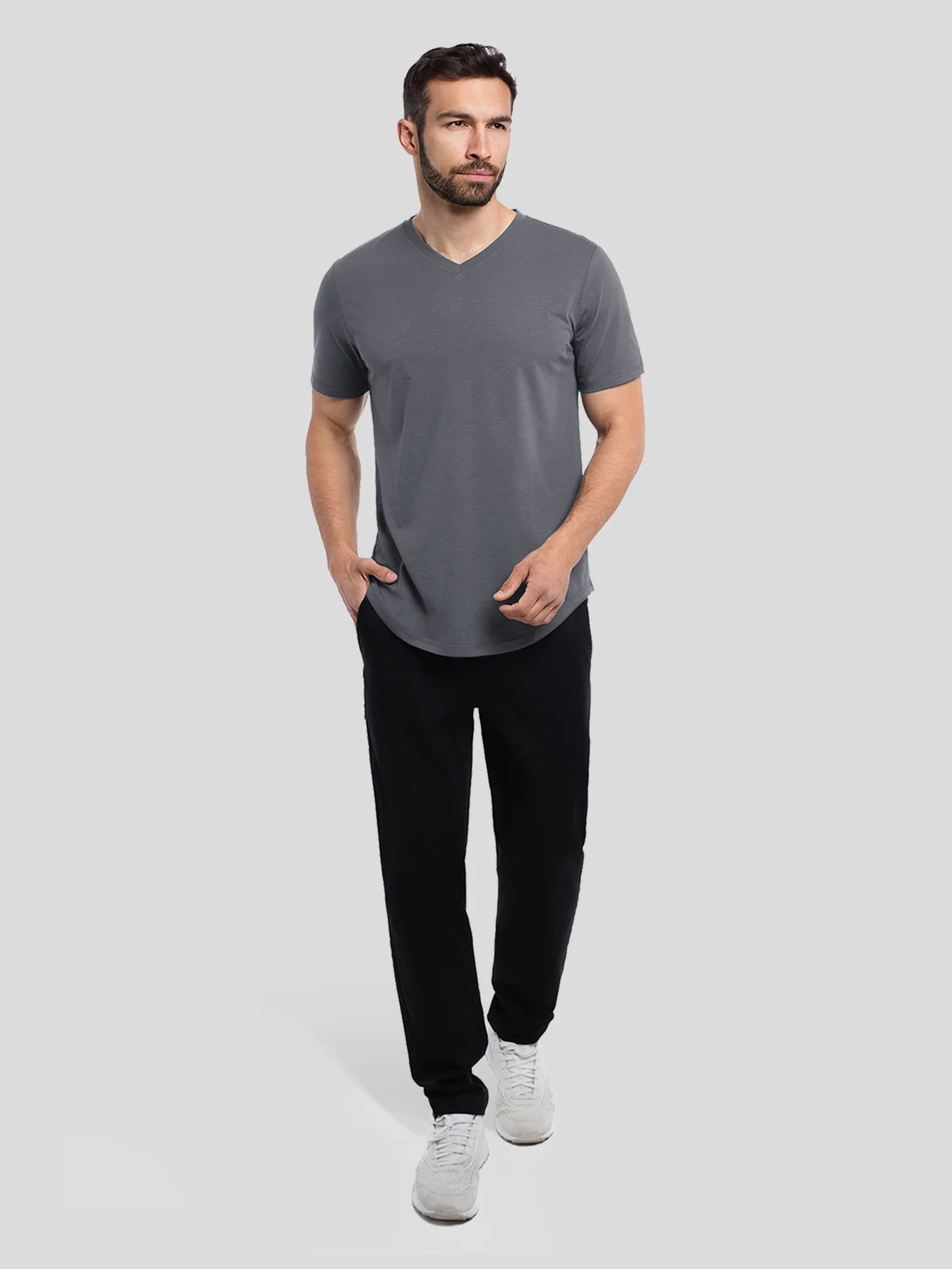 StayCool 2.0 V-neck Elongated Tee: Slim Fit - Image 3