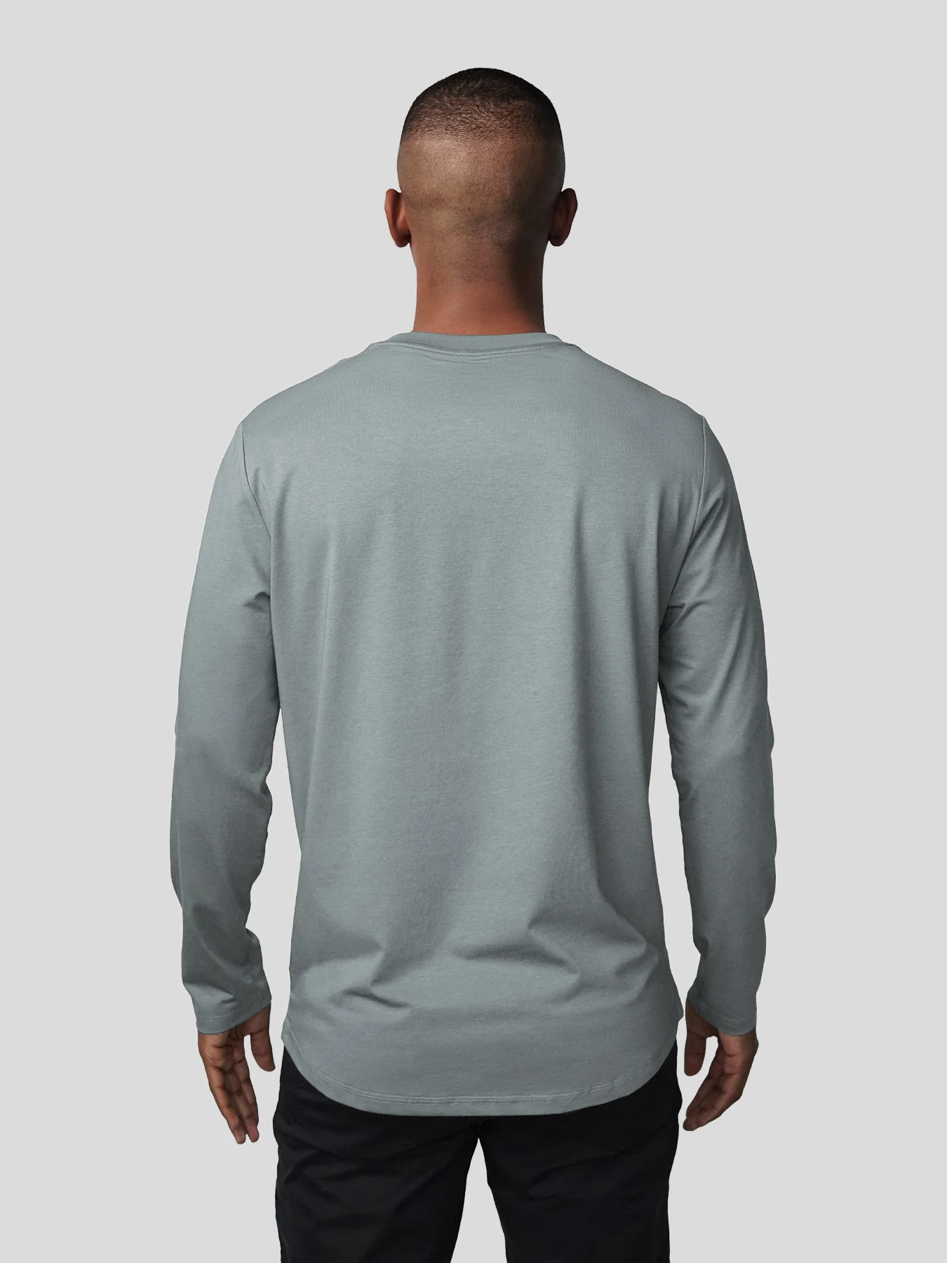 StaySmooth Long Sleeve Curve Hem Tee:Classic Fit - Image 71