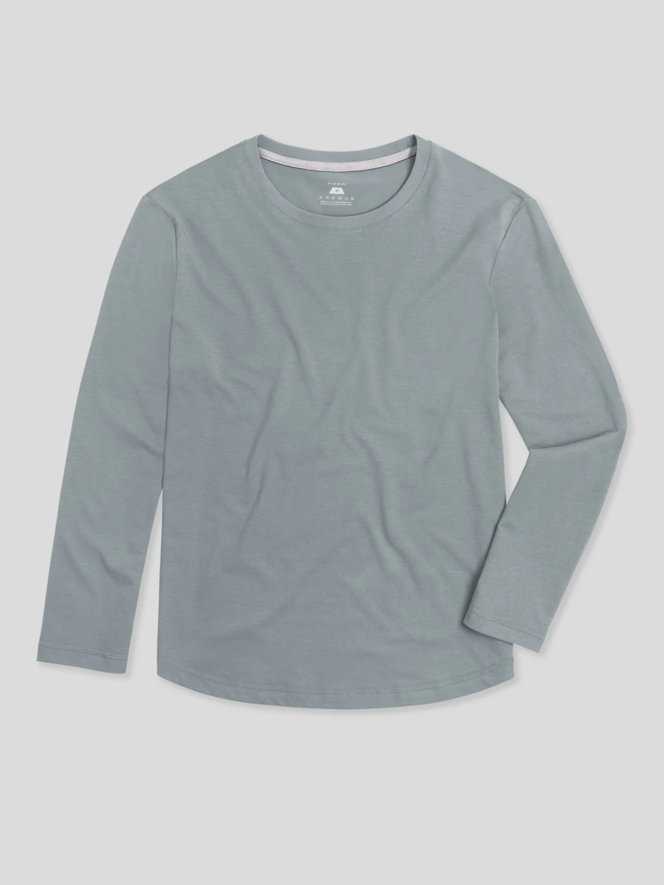 StaySmooth Long Sleeve Curve Hem Tee:Classic Fit - Image 85