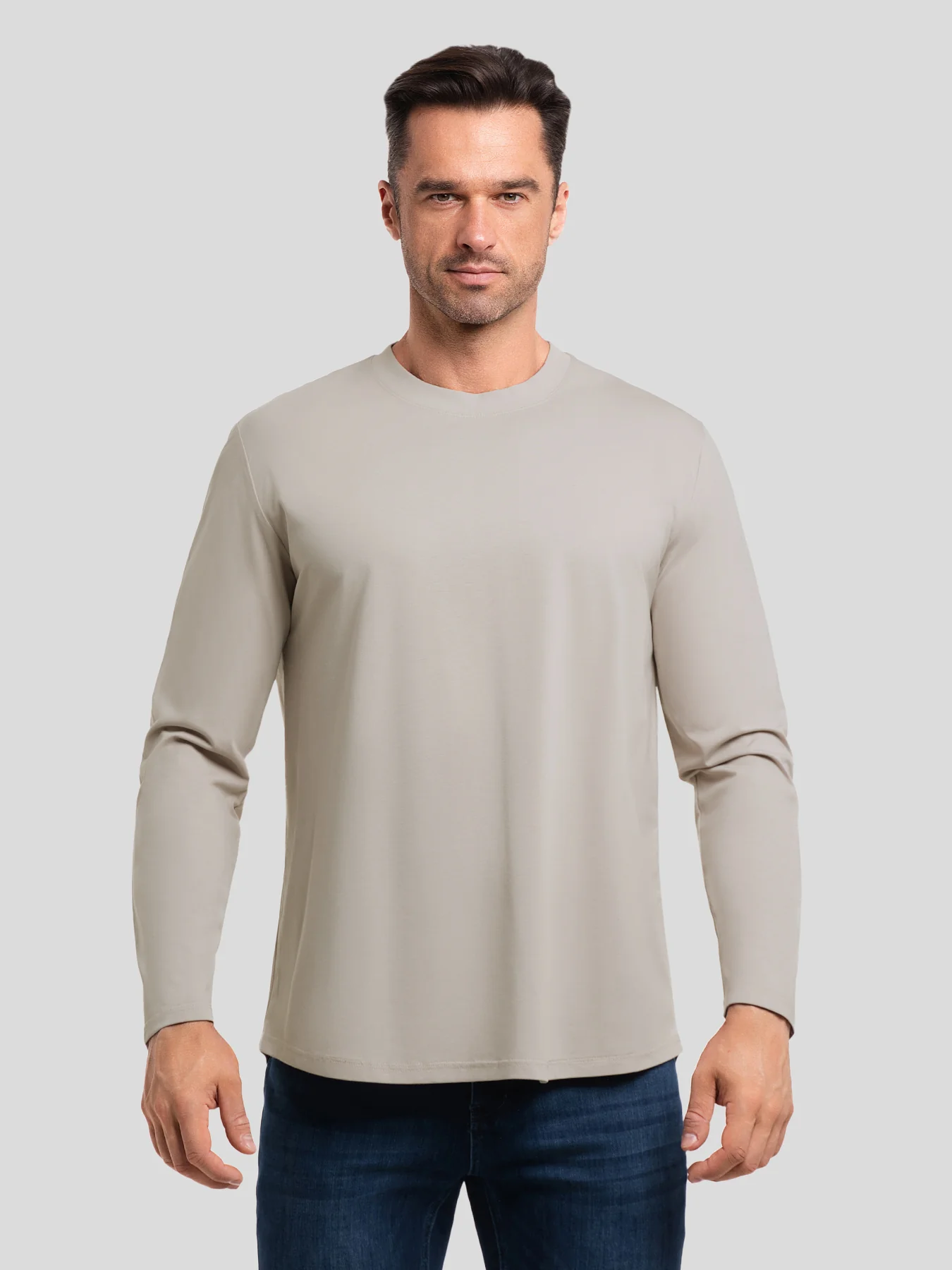 StaySmooth Long Sleeve Curve Hem Tee:Classic Fit - Image 107