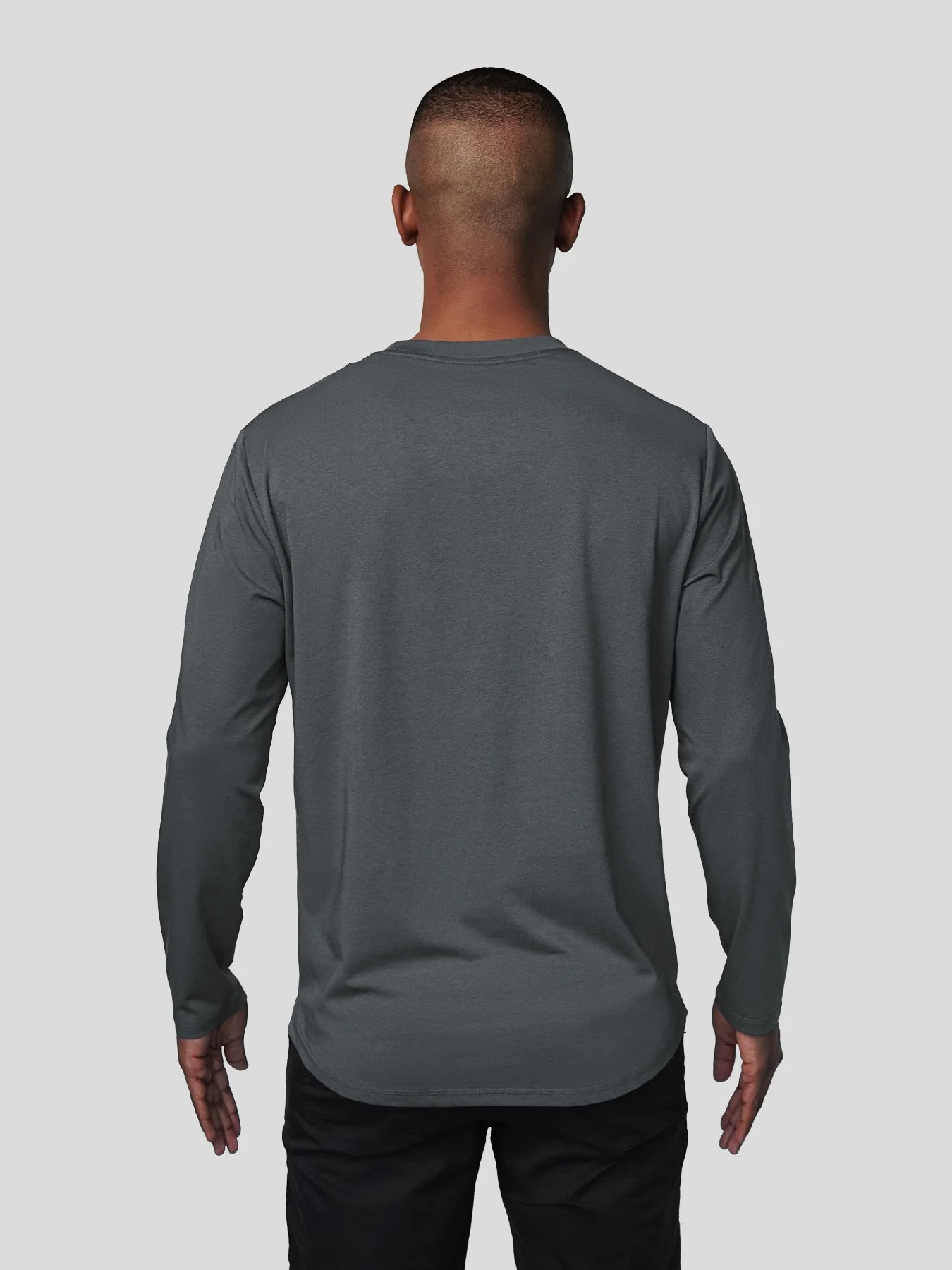 StaySmooth Long Sleeve Curve Hem Tee:Classic Fit - Image 19