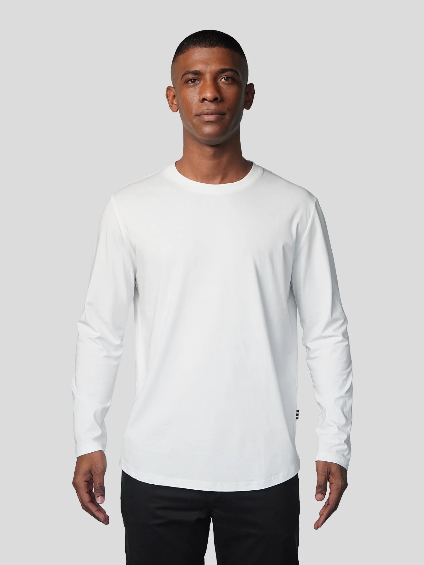 StaySmooth Long Sleeve Curve Hem Tee:Classic Fit - Image 25