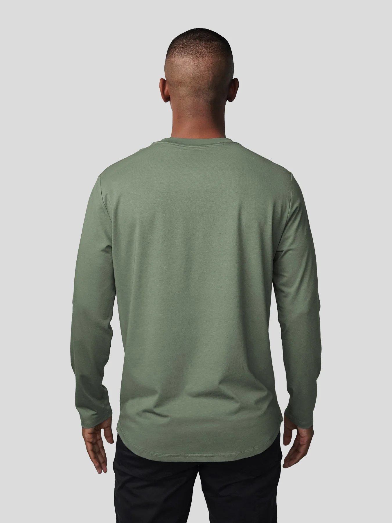 StaySmooth Long Sleeve Curve Hem Tee:Classic Fit - Image 33