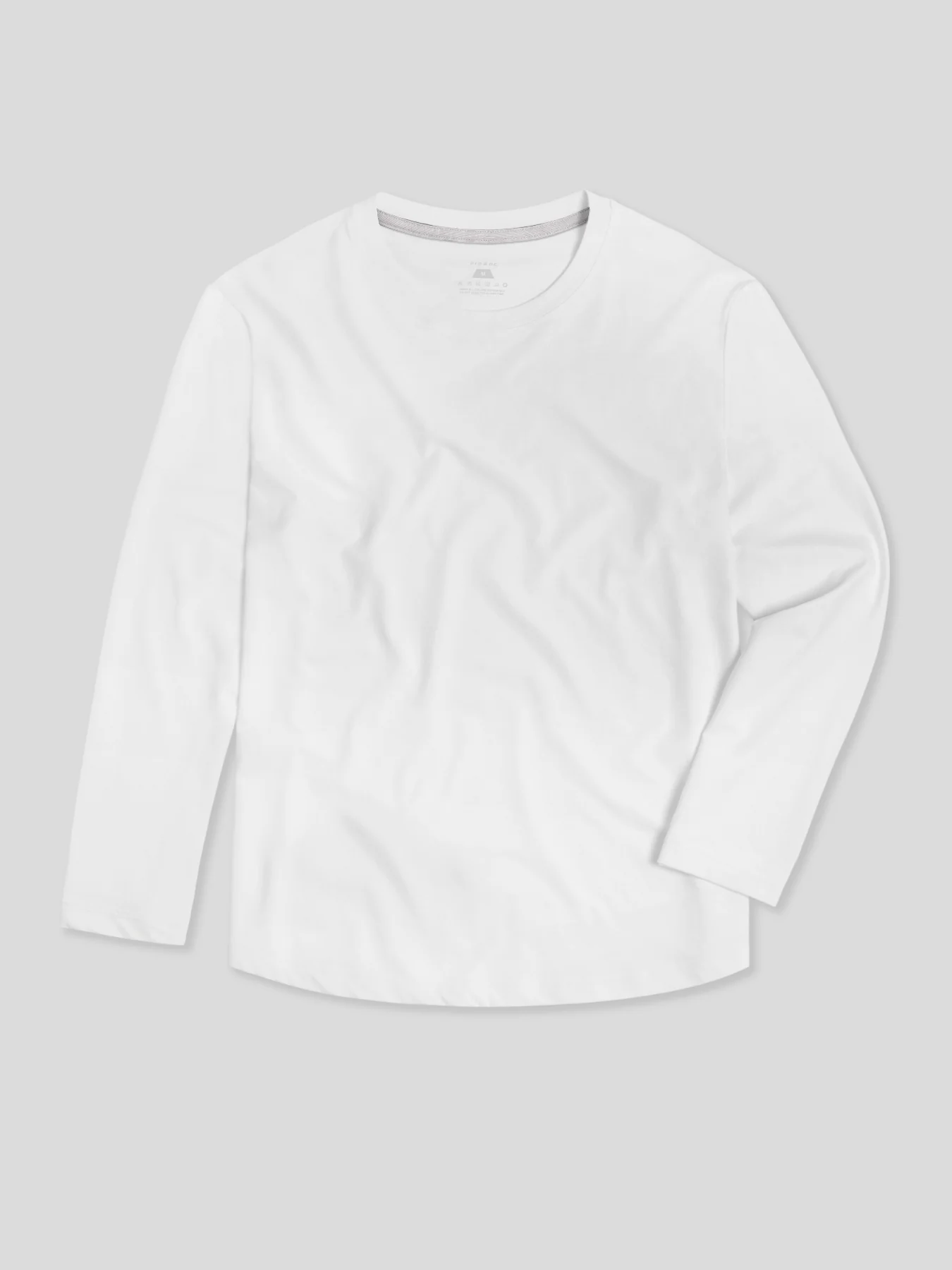 StaySmooth Long Sleeve Curve Hem Tee:Classic Fit - Image 5