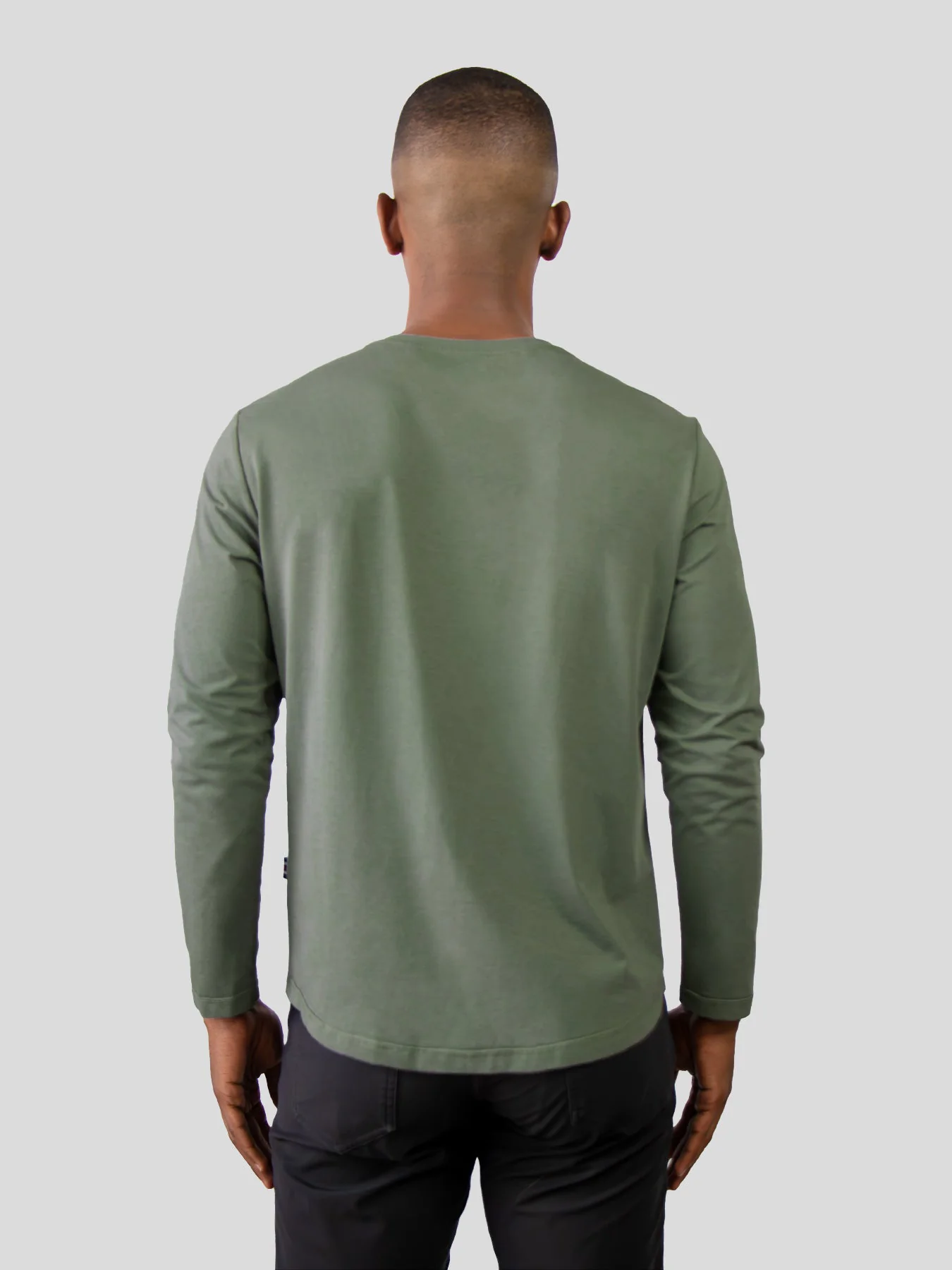 StaySmooth Long Sleeve Curve Hem Tee: Slim Fit - Image 45