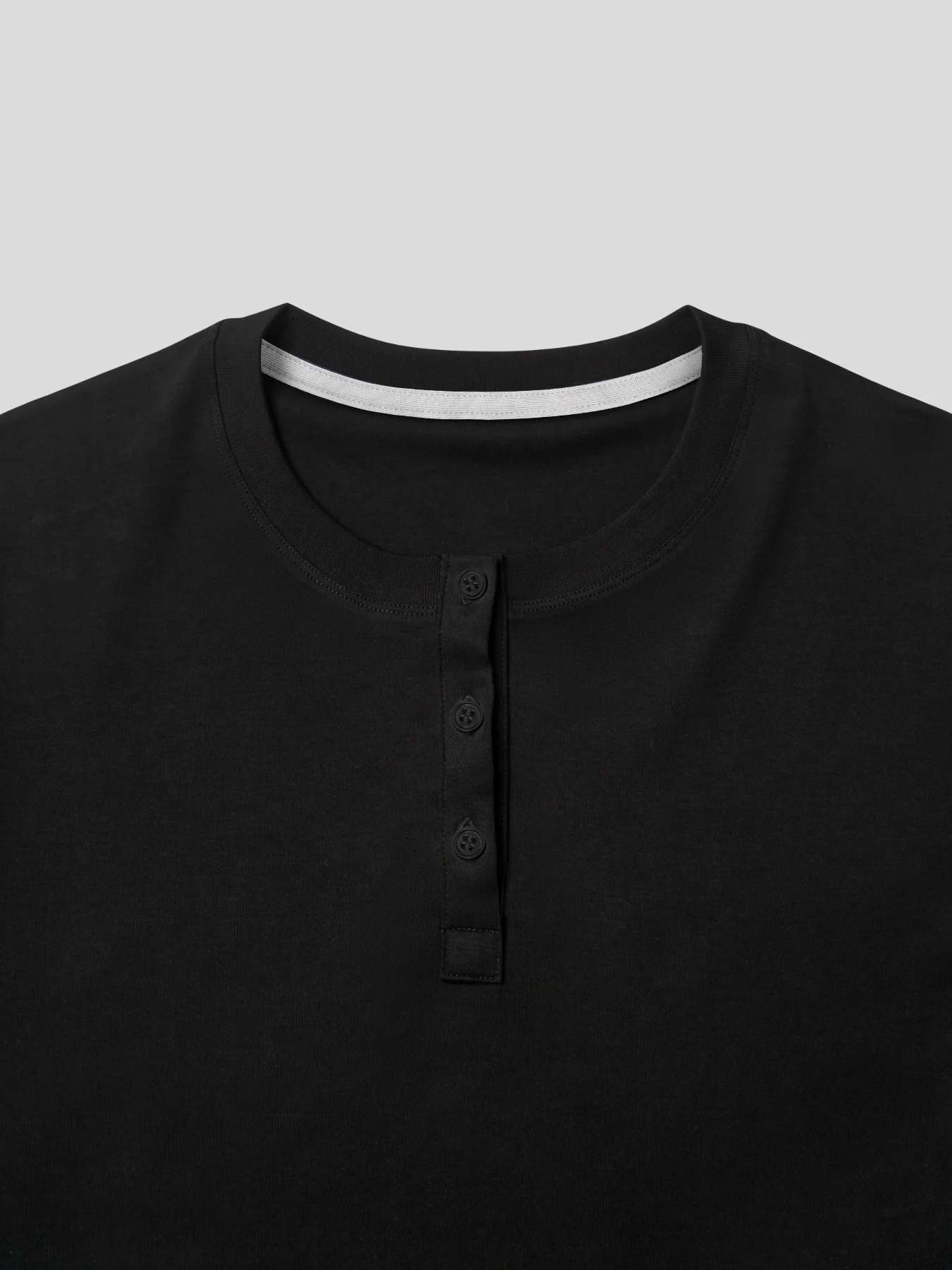 StaySmooth Long Sleeve Henley Drop-Cut Tee - Image 12