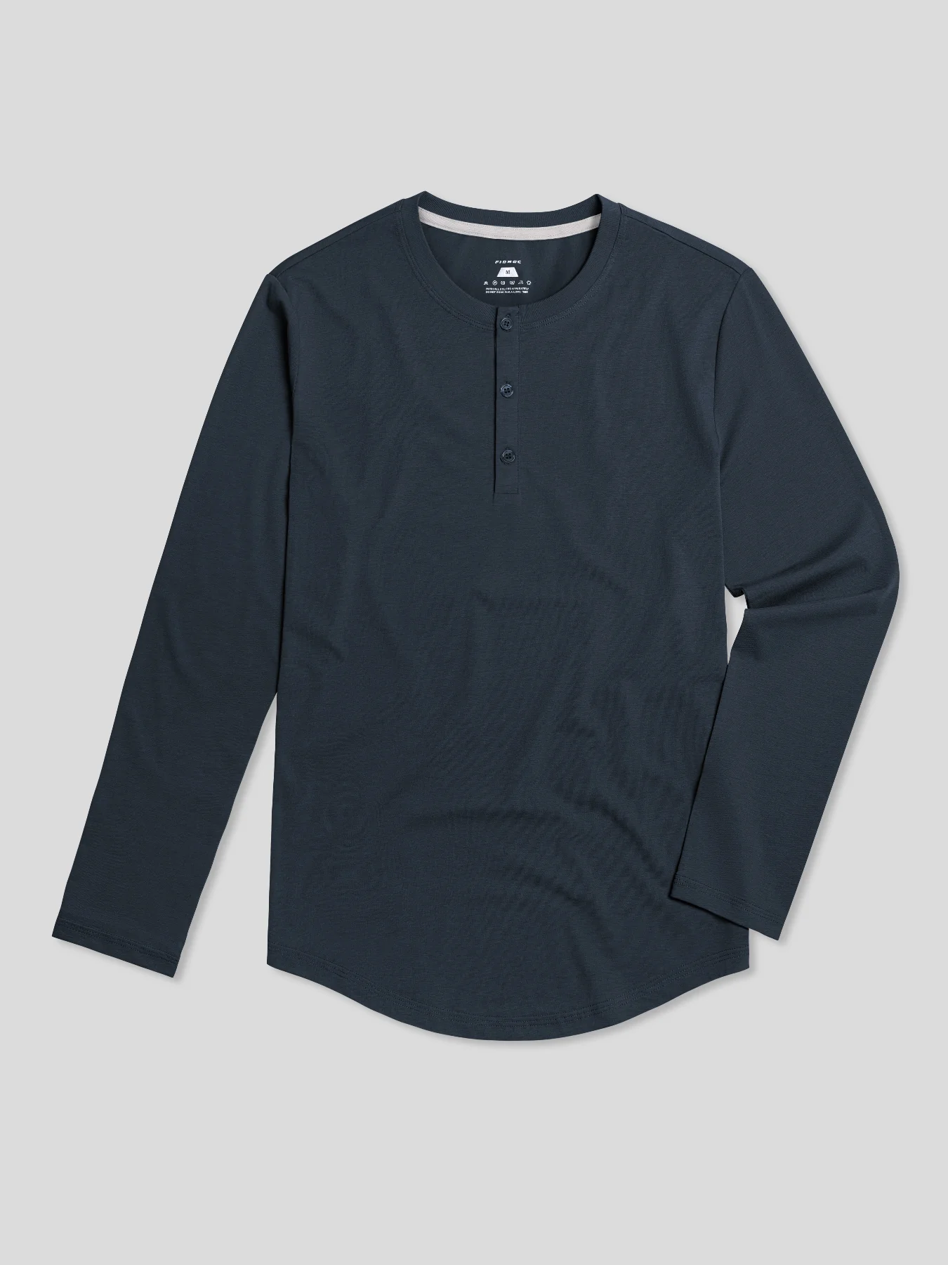StaySmooth Long Sleeve Henley Drop-Cut Tee - Image 18