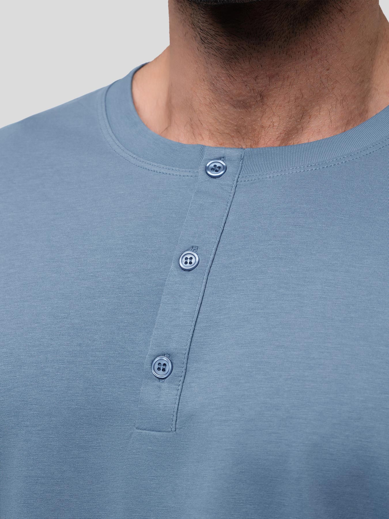 StaySmooth Long Sleeve Henley Drop-Cut Tee - Image 24