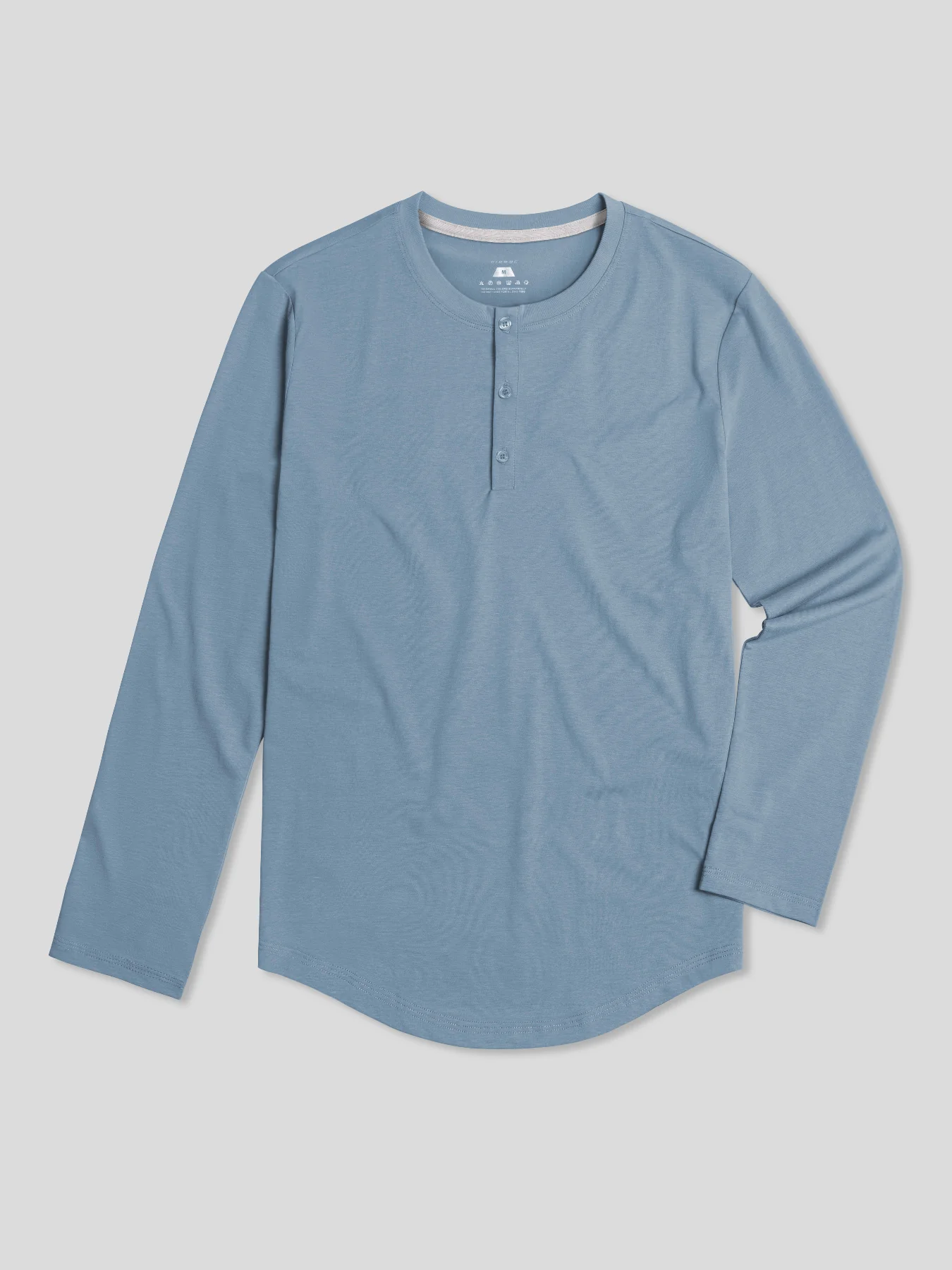 StaySmooth Long Sleeve Henley Drop-Cut Tee - Image 26