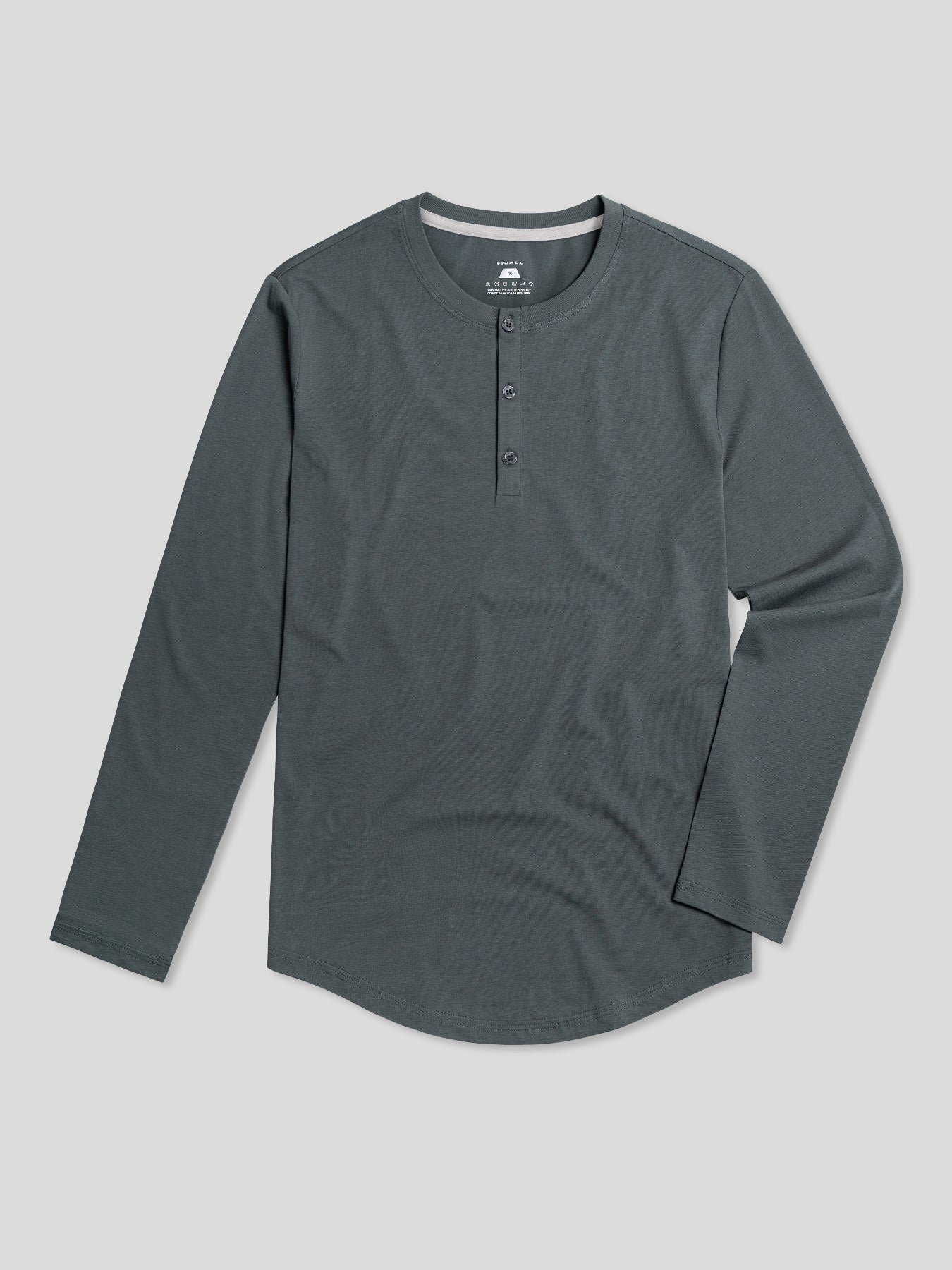 StaySmooth Long Sleeve Henley Drop-Cut Tee - Image 45