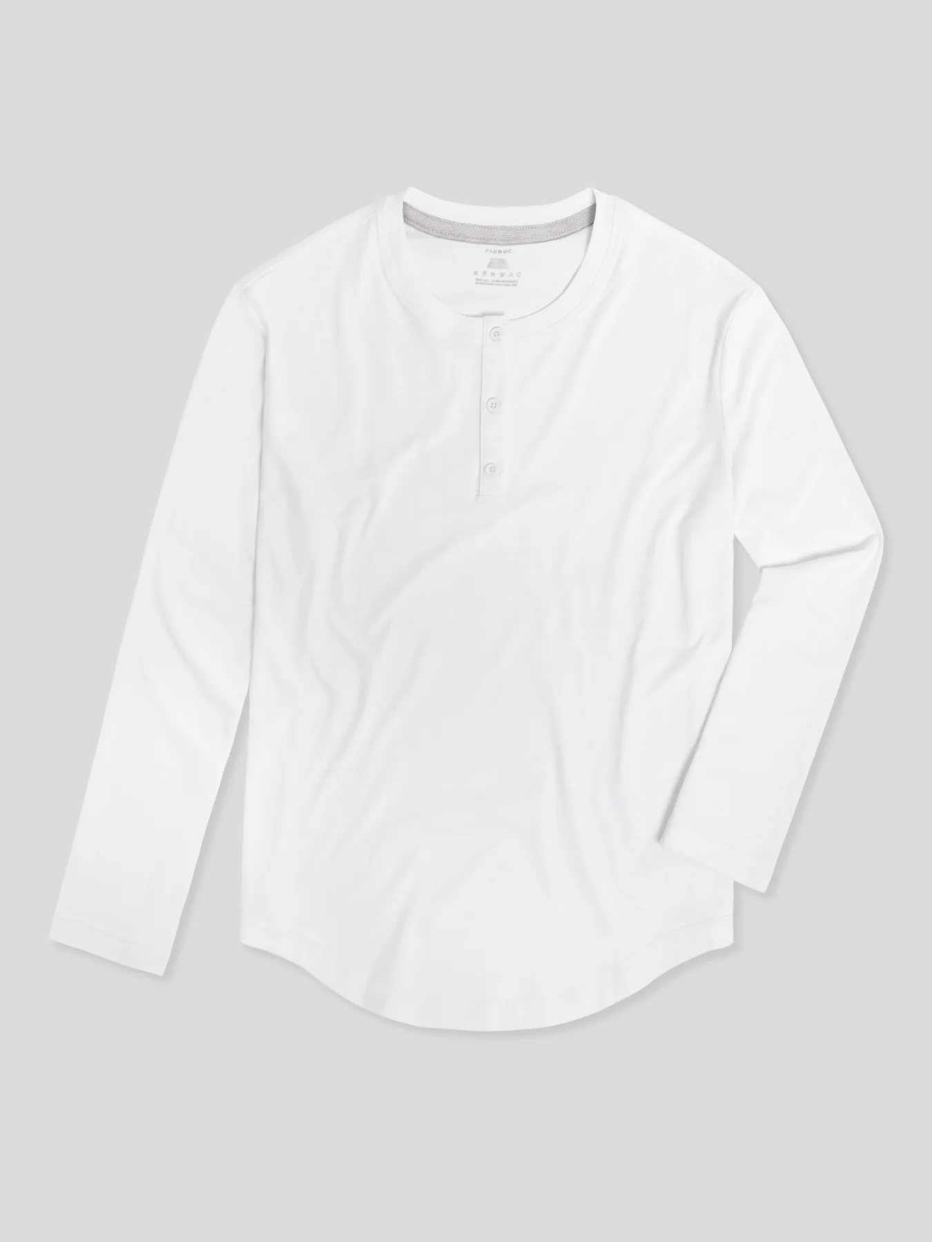 StaySmooth Long Sleeve Henley Drop-Cut Tee - Image 5