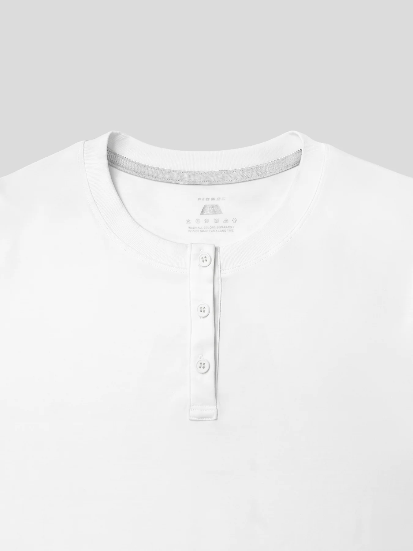 StaySmooth Long Sleeve Henley Drop-Cut Tee - Image 6