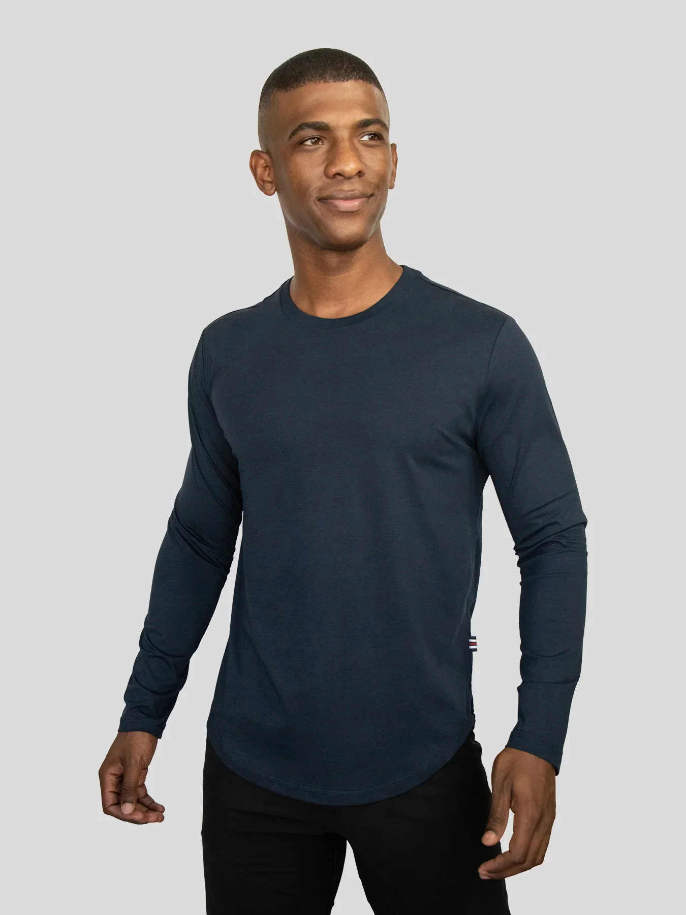 StaySmooth Long Sleeve Tee Multicolor 6-Pack: Slim Fit - Image 4