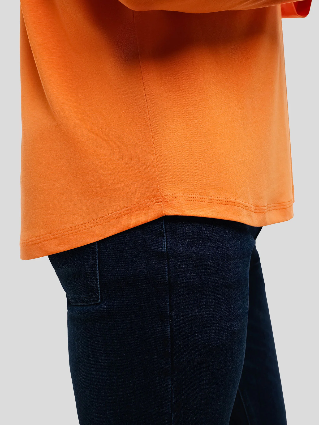 StaySmooth Long Sleeve Curve Hem Tee: Slim Fit - Image 156