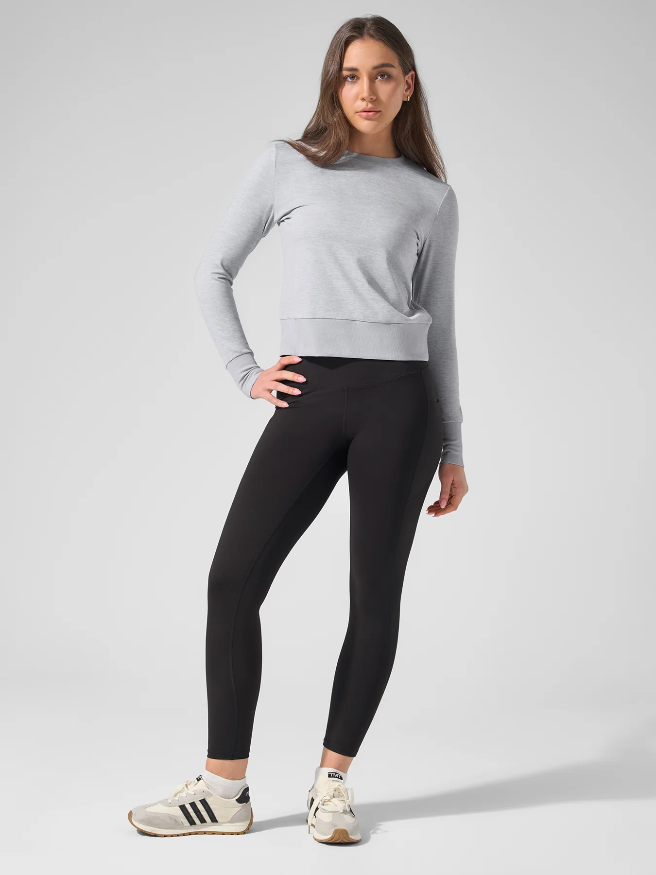Velou Long Sleeve Crew Tee - Image 4