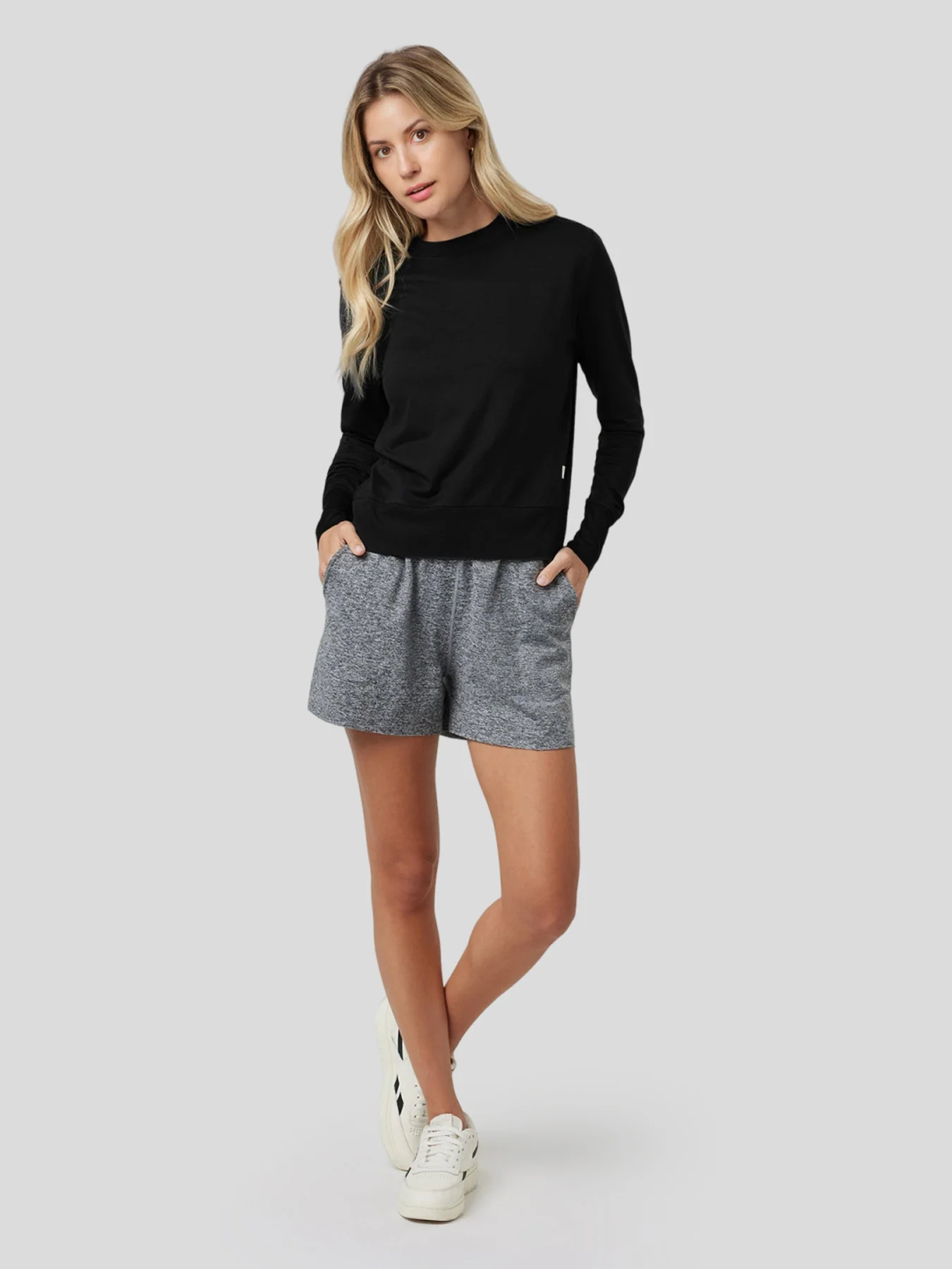 Velou Long Sleeve Crew Tee - Image 8