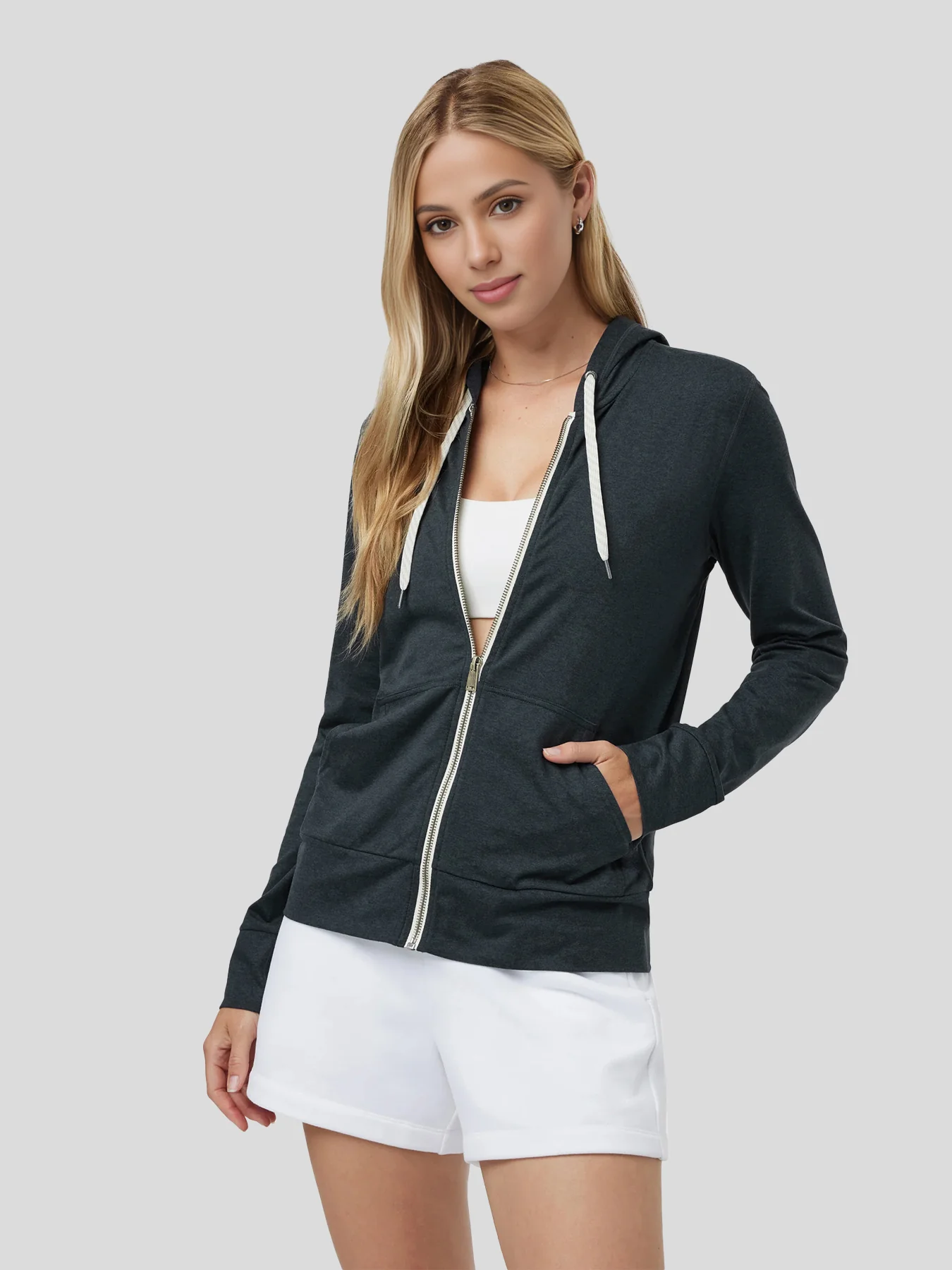 Velou Full Zip Hoodie - Image 5